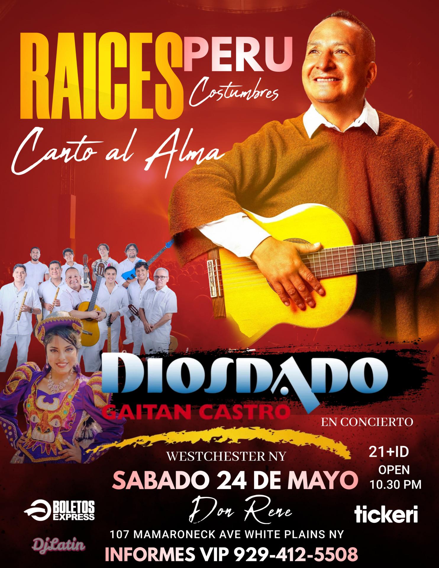 DIOSDADO GAITAN CASTRO RAICES PERU COSTUMBRES CANTO AL ALMA WESTCHESTER