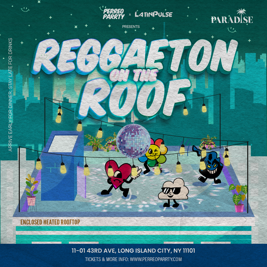 Buy tickets for Reggaeton on the Roof - Latin Dance Party Rooftop with NYC Skyline Views Reggaeton on the Roof - Latin Dance Party Rooftop with NYC Skyline Views