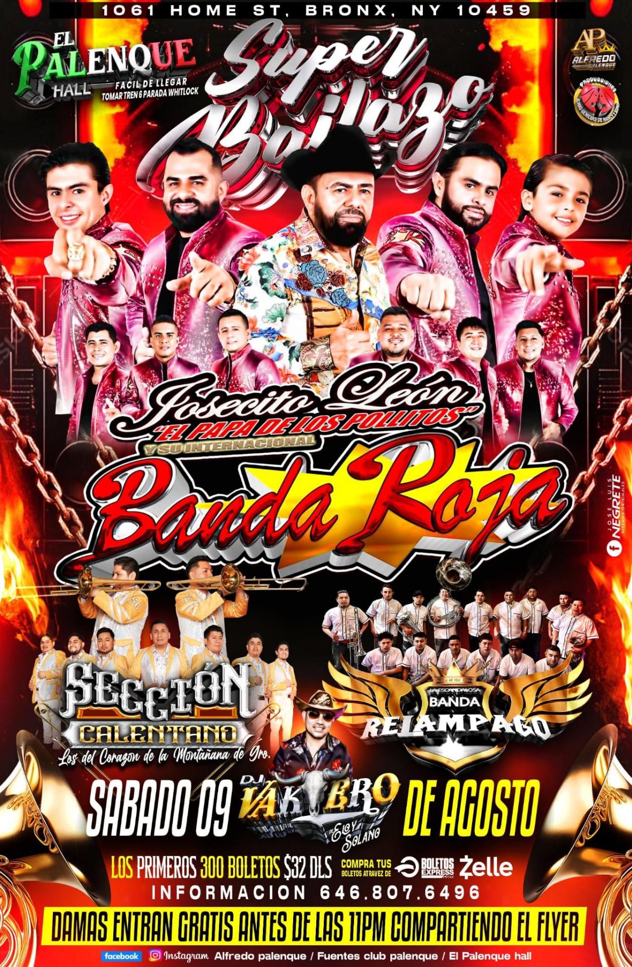 BANDA ROJA, SECCION CALENTANO & BANDA RELAMPAGO