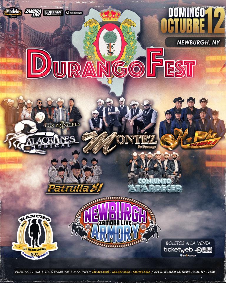 DURANGO FEST EN NEWBURGH ARMORY (NEWBURGH, NY)