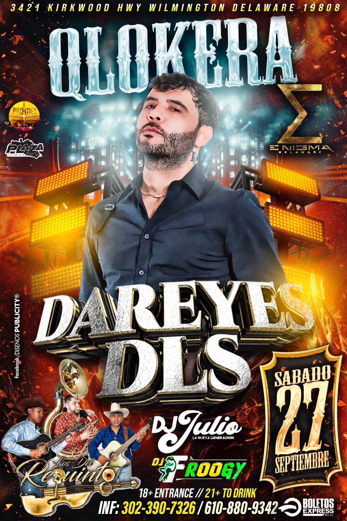 Buy tickets for DAREYES DLS & LOS DEL REQUINTO DAREYES DLS & LOS DEL REQUINTO