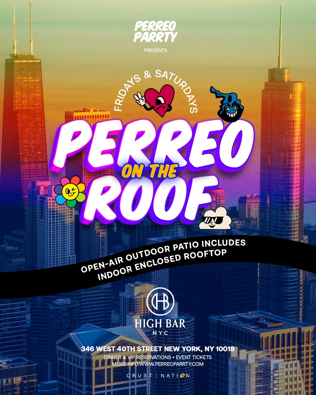 Perreo on the Roof - Latin & Reggaeton Rooftop Dance Party NYC