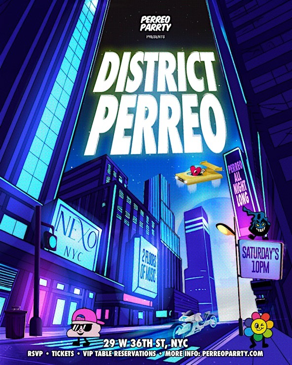 Buy tickets for DISTRICT PERREO - Latin & Reggaeton Party, Midtown NYC DISTRICT PERREO - Latin & Reggaeton Party, Midtown NYC