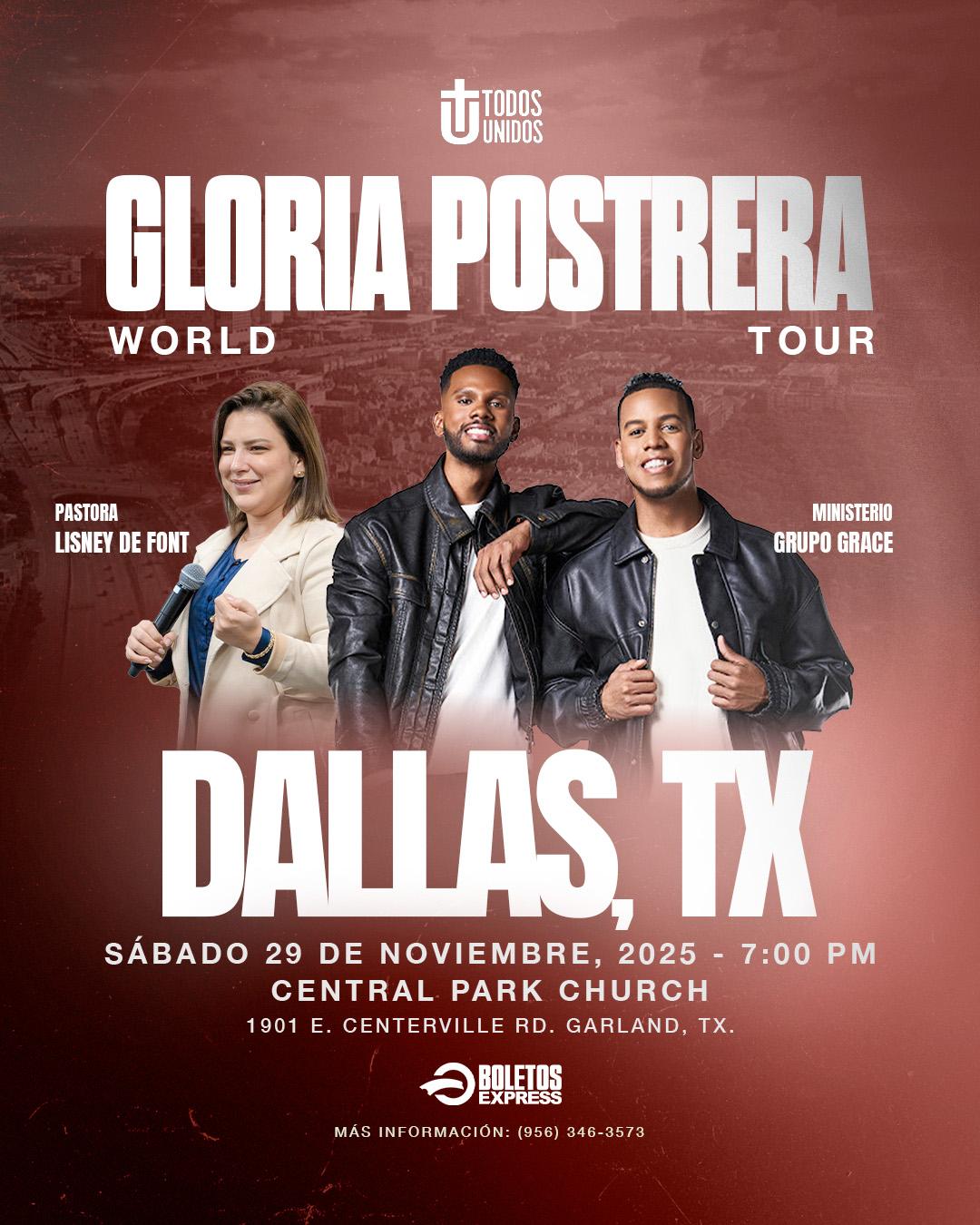 GLORIA POSTRERA WORLD TOUR