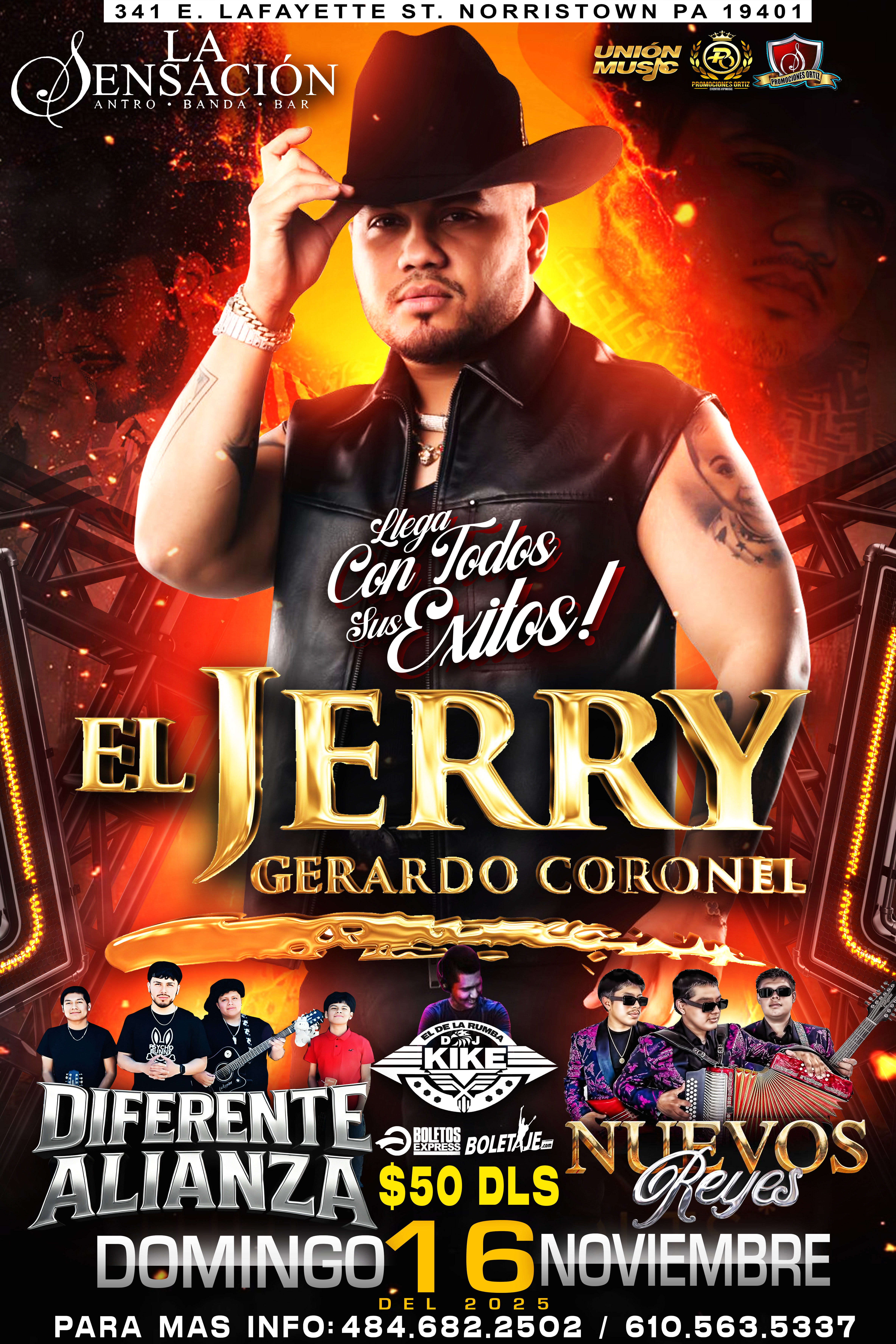 Buy tickets for EL JERRY GERARDO CORONEL EL JERRY GERARDO CORONEL