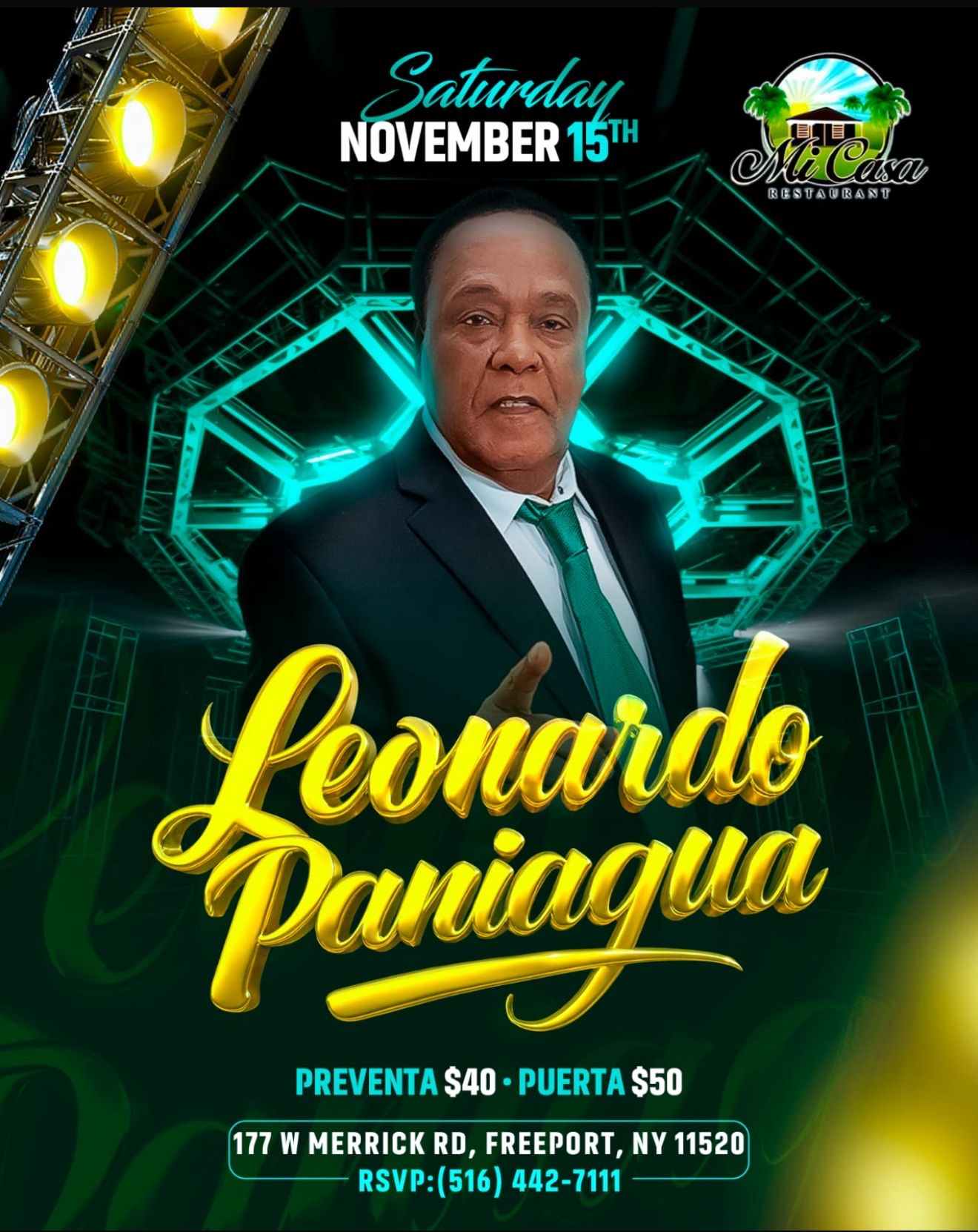 Buy tickets for LEONARDO PANIAGUA LEONARDO PANIAGUA