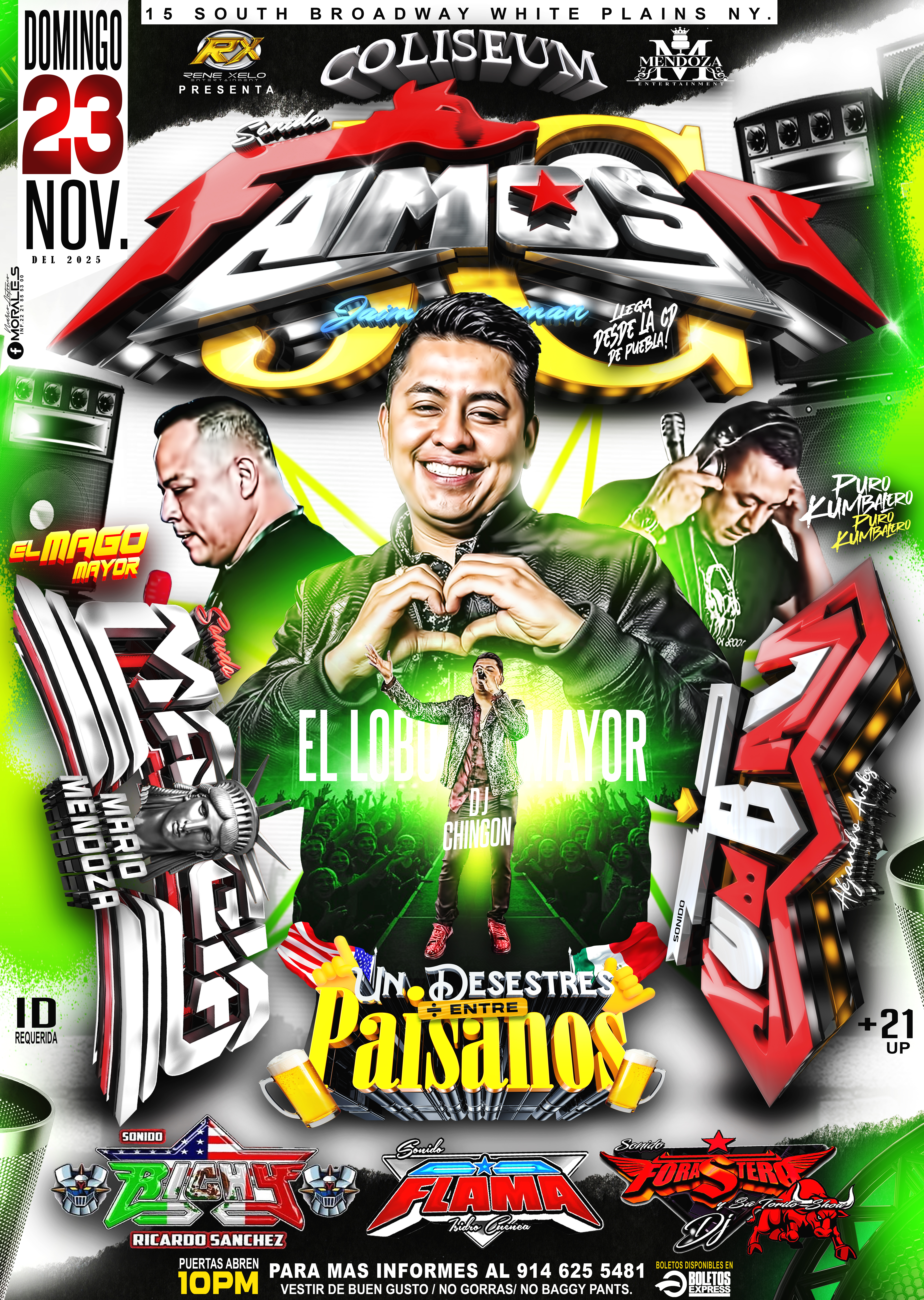 EL LOBO MAYOR - DJ CHINGON | SONIDO MAGIA - MARIO MENDOZA & SONIDO KUMBALA