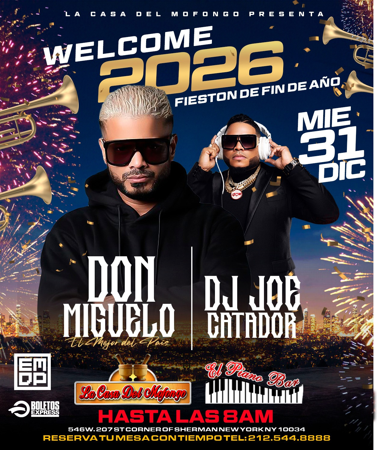 EL MEJOR FIESTON DE FIN DE AÑO DON MIGUELO & JOE EL CATADOR
