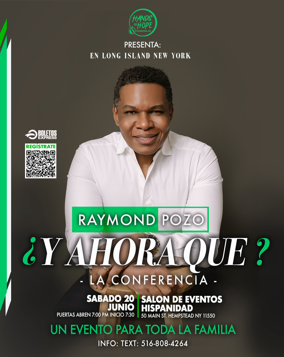 Buy tickets for RAYMOND POZO - Y Ahora Que ? La Conferencia RAYMOND POZO - Y Ahora Que ? La Conferencia
