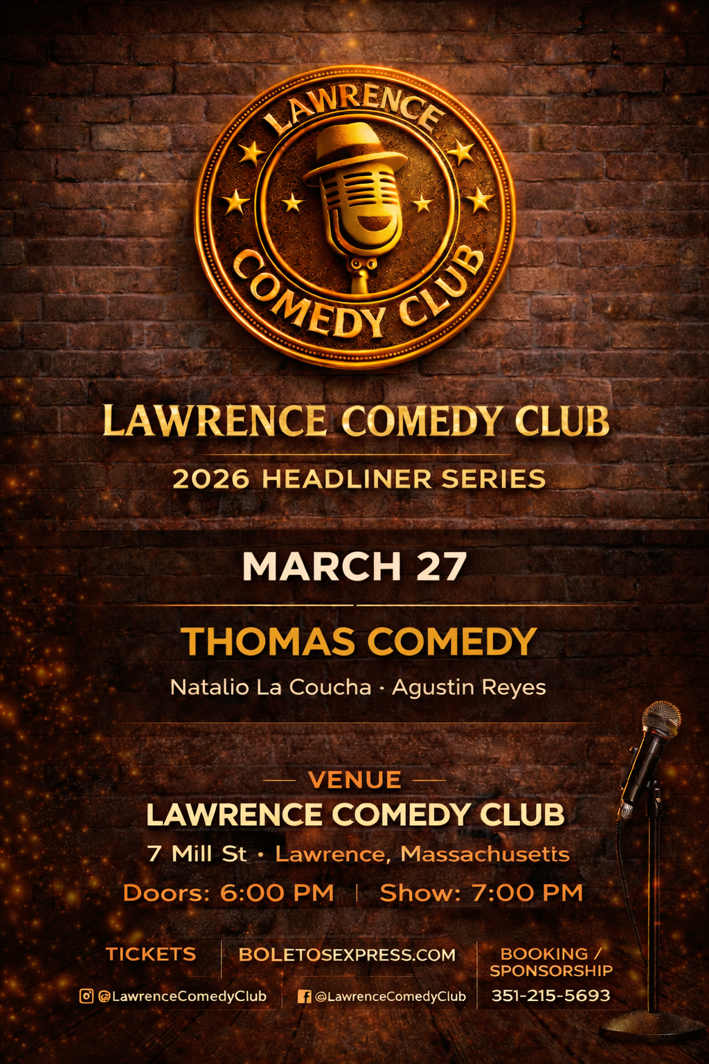 LAWRENCE COMEDY CLUB