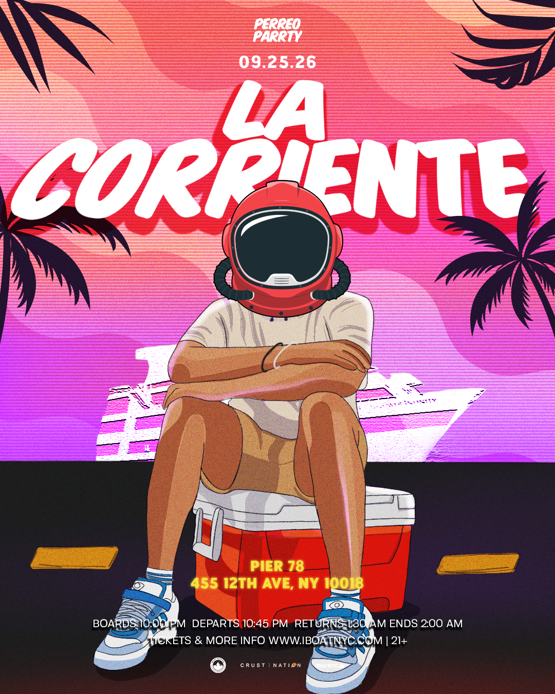Buy tickets for BENITO BOAT TRIBUTES: La Corriente Summer Closing Yacht Cruise Party BENITO BOAT TRIBUTES: La Corriente Summer Closing Yacht Cruise Party