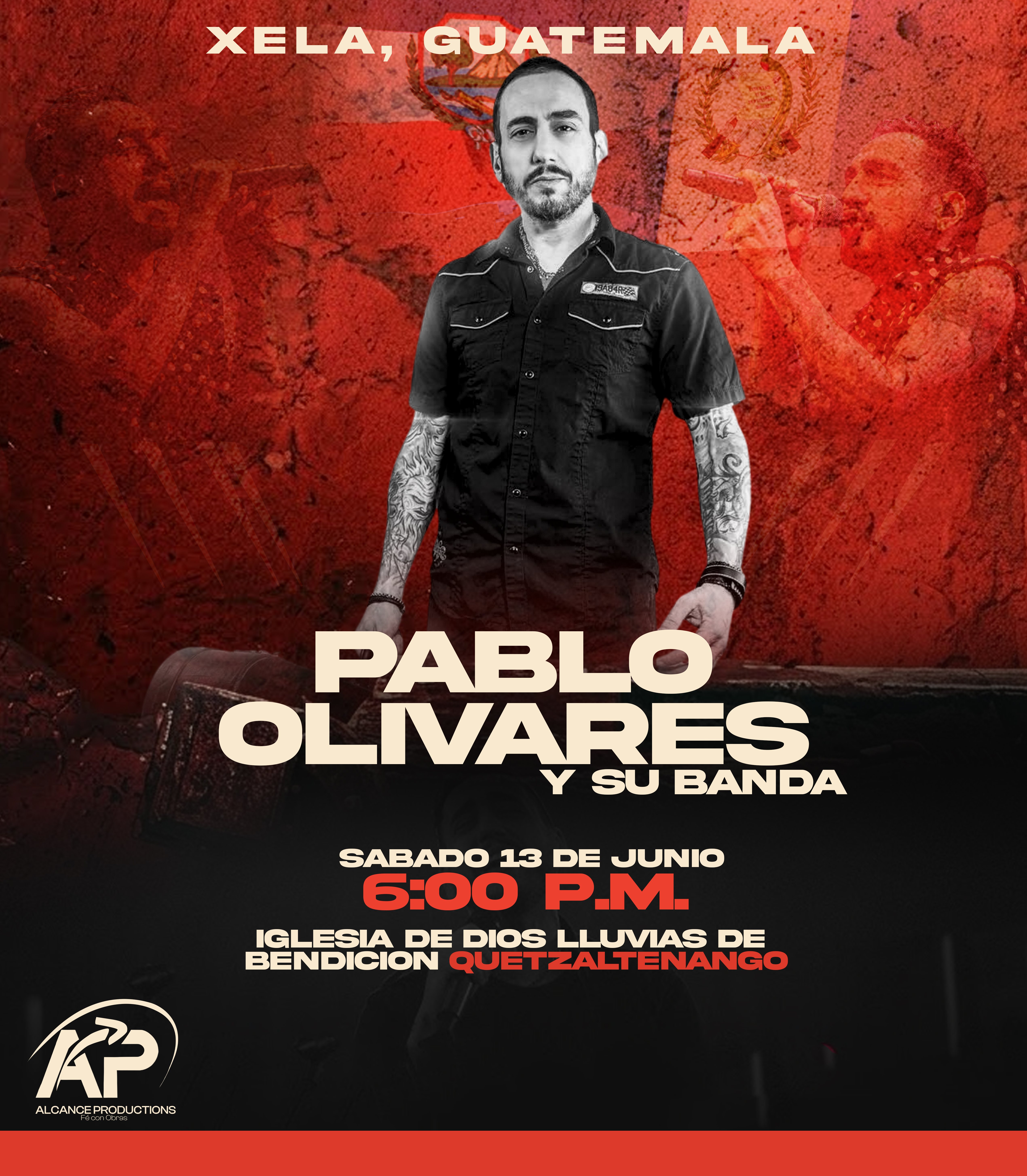 Buy tickets for PABLO OLIVARES Y SU BANDA - XELA PABLO OLIVARES Y SU BANDA - XELA