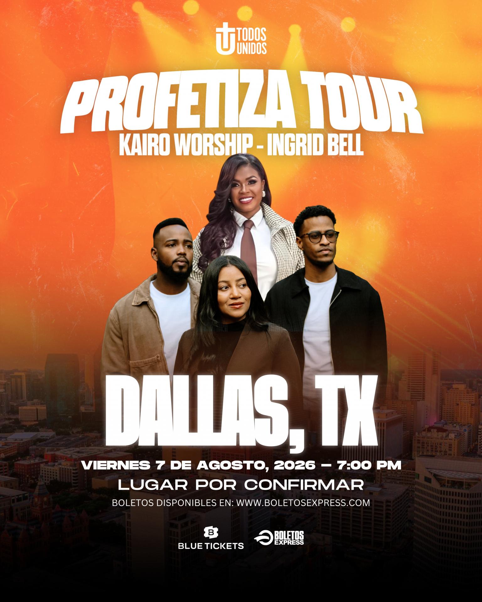 Buy tickets for PROFETIZA TOUR - DALLAS, TX PROFETIZA TOUR - DALLAS, TX