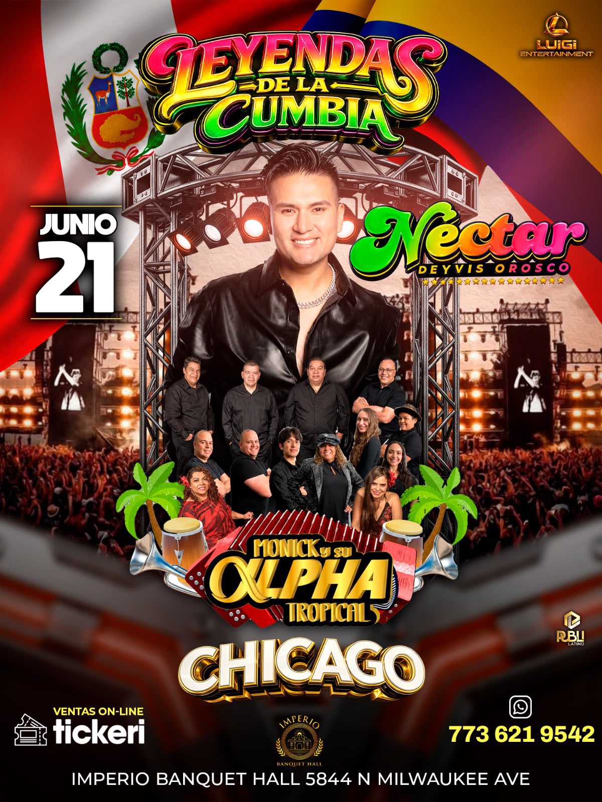 Buy tickets for DEYVIS OROSCO & SU GRUPO NECTAR DEYVIS OROSCO & SU GRUPO NECTAR