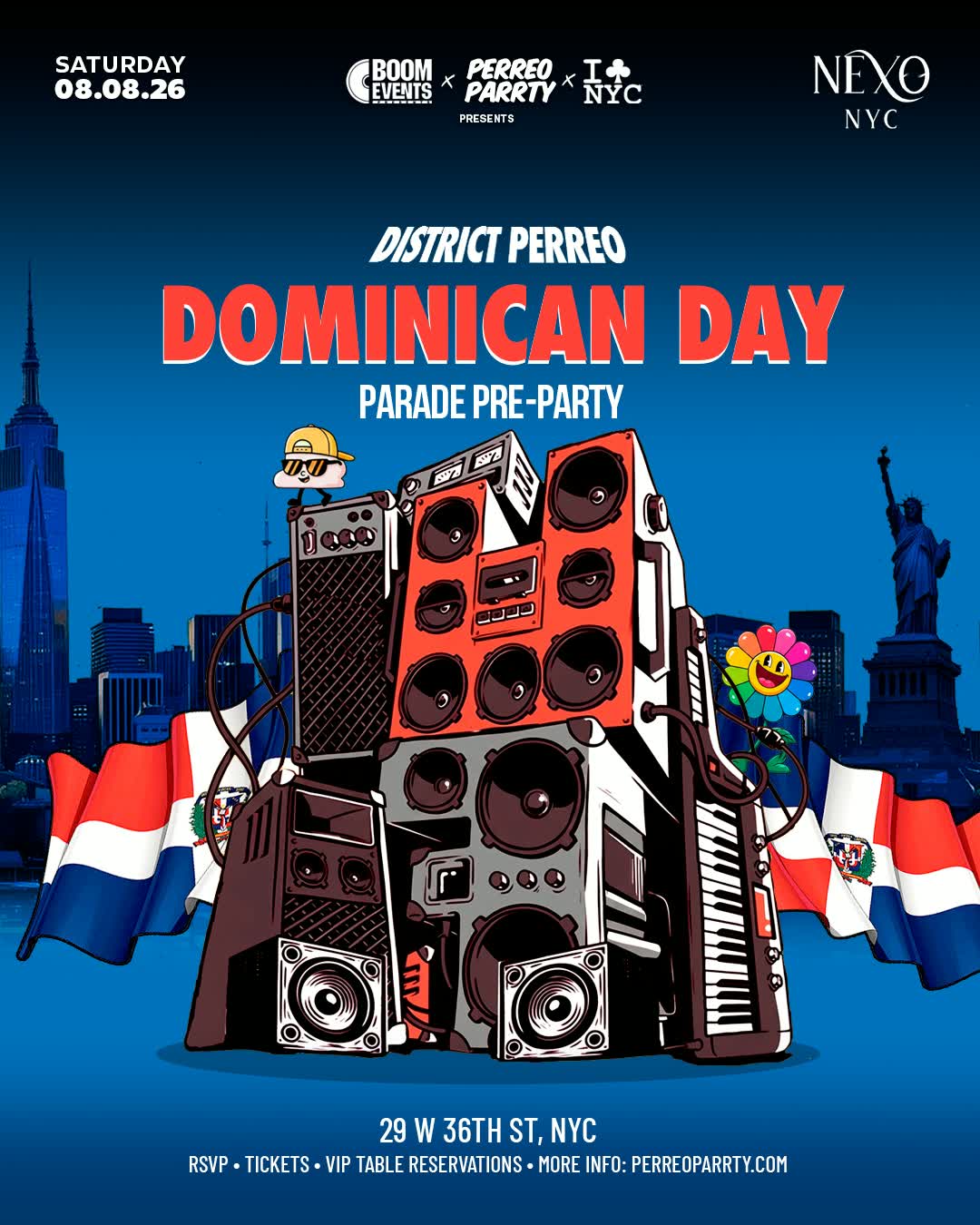 Buy tickets for Dominican Day Parade Saturday Reggaeton Dembow Dance Party - NEXO CLUB NYC Dominican Day Parade Saturday Reggaeton Dembow Dance Party - NEXO CLUB NYC