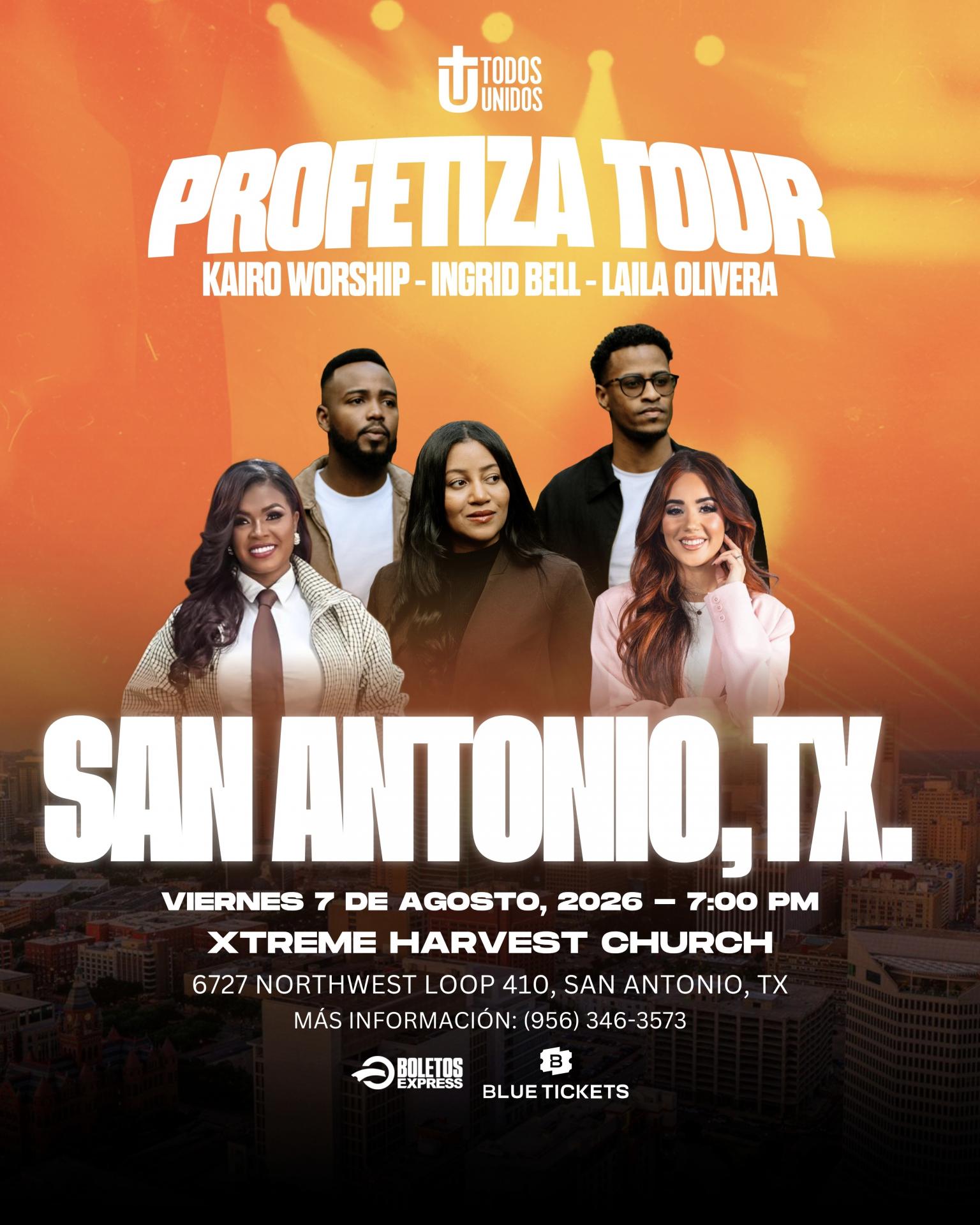 Buy tickets for PROFETIZA TOUR - SAN ANTONIO, TX PROFETIZA TOUR - SAN ANTONIO, TX