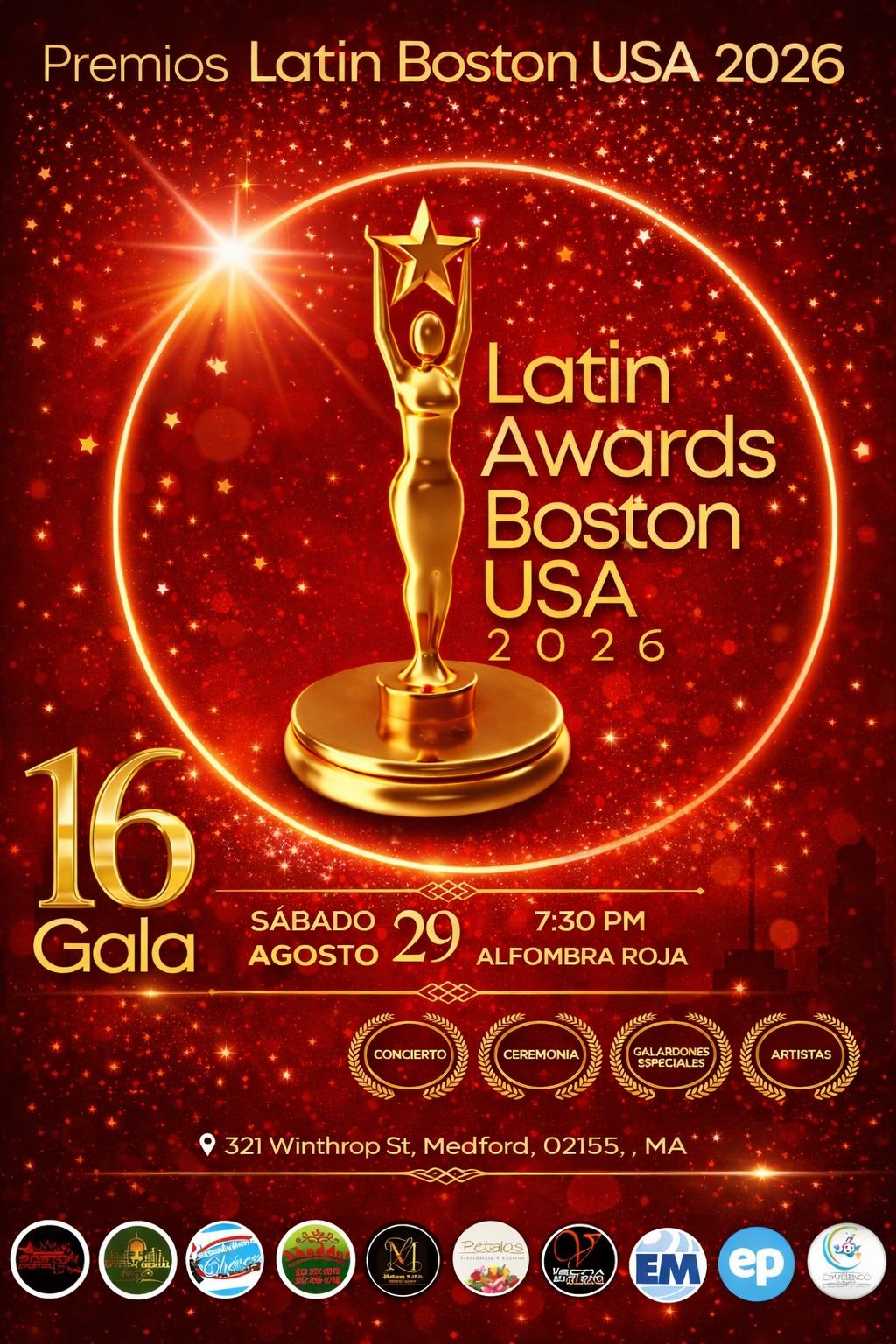 LATIN AWARDS BOSTON USA 2026
